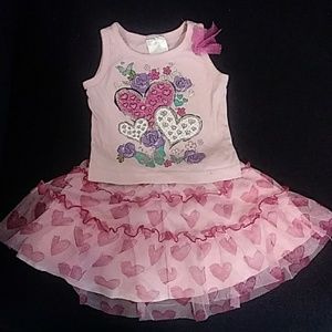 Cute 24 month skirt outfit.